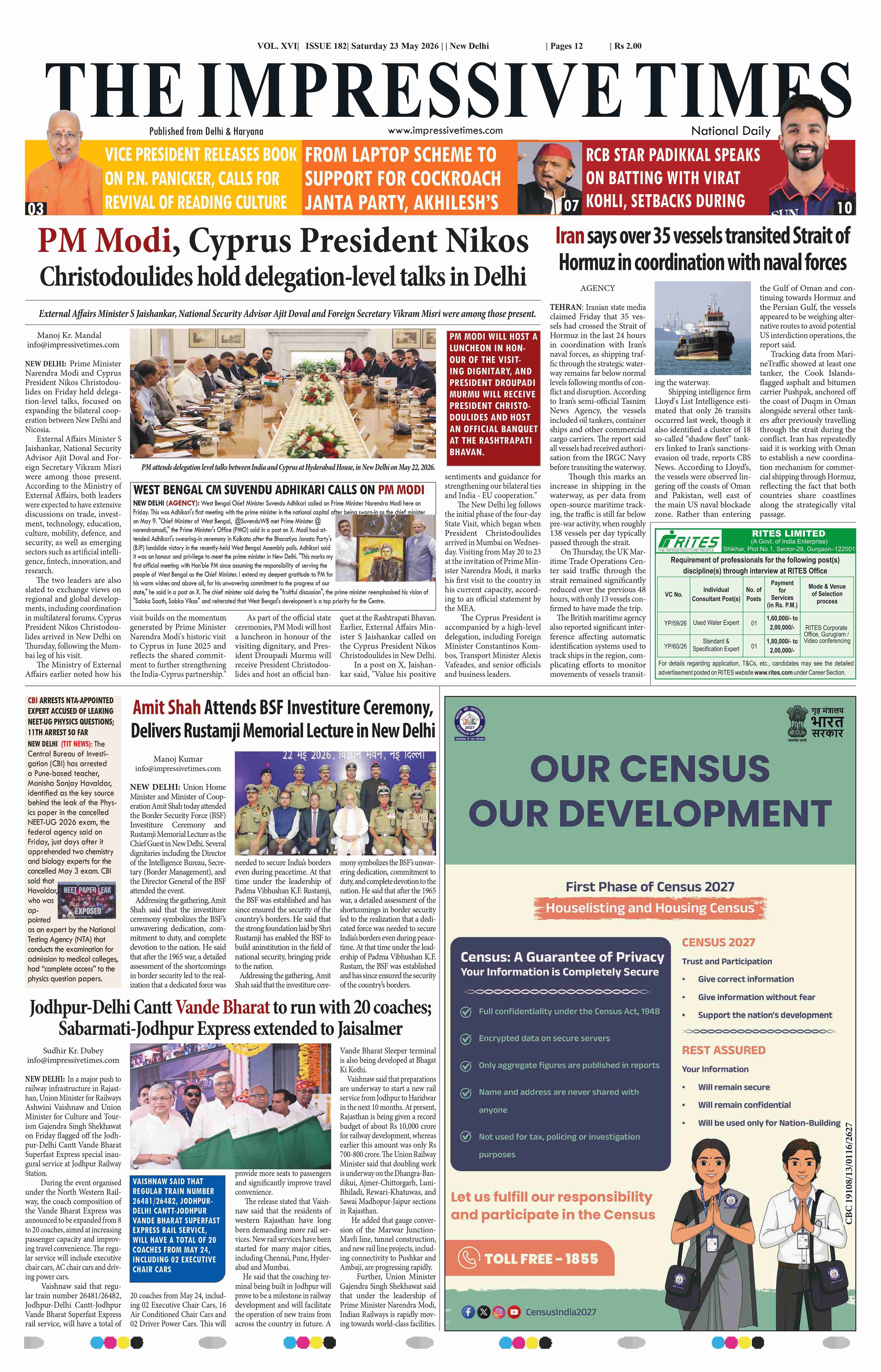 The Impressive Times ePage