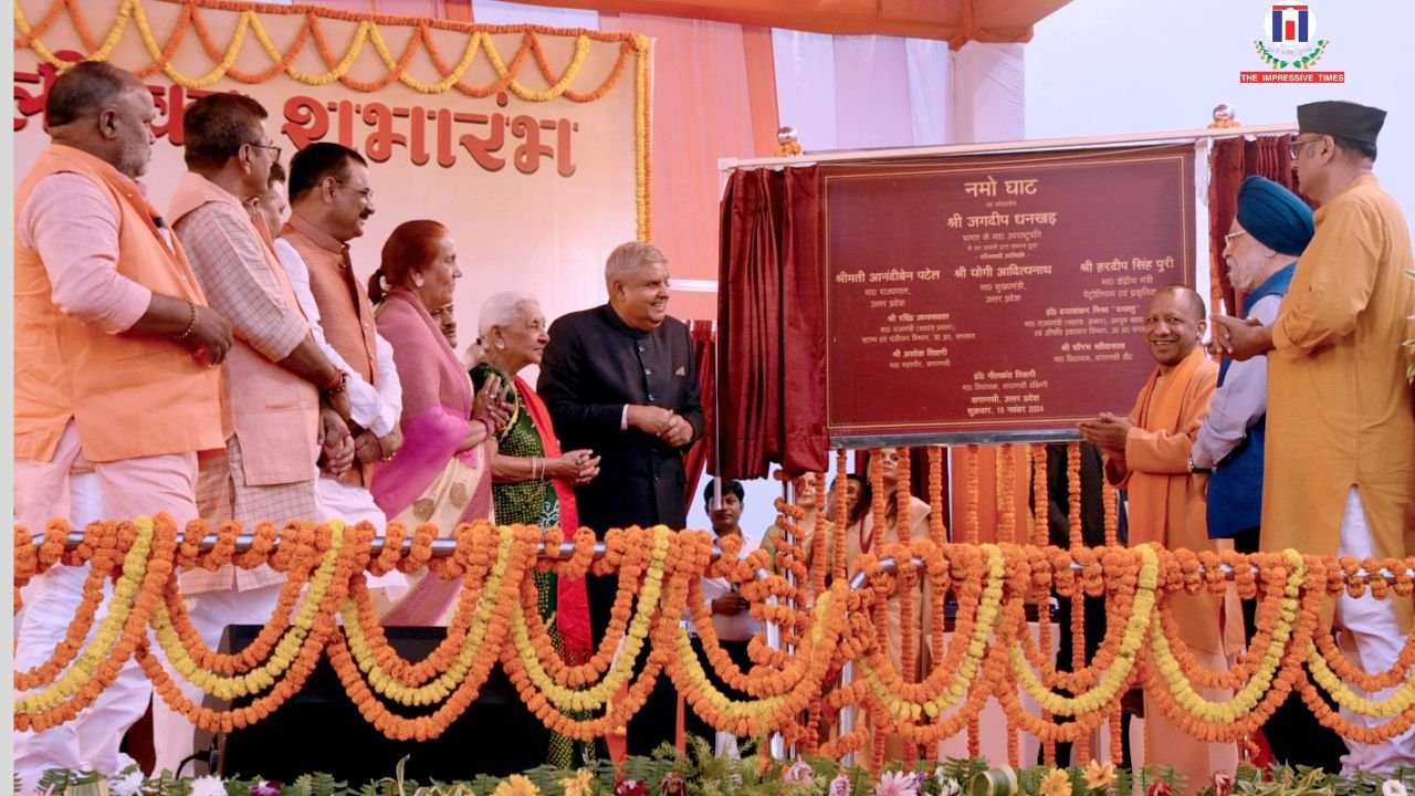 Vice President inaugurates ‘Namo Ghat’ in Varanasi on the occasion of Dev Deepawali