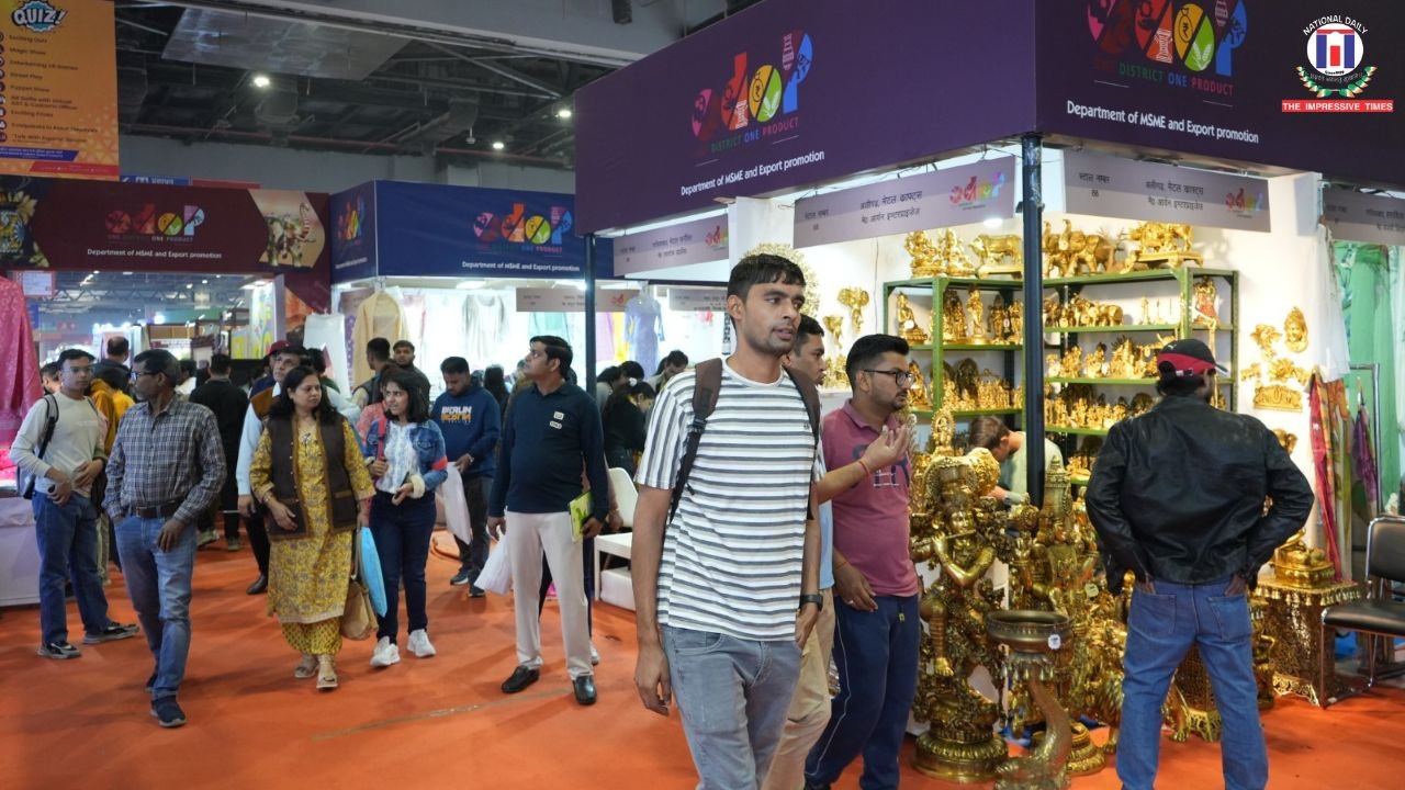 Uttar Pradesh Pavilion draws huge crowds at Trade Show, showcasing the State’s Cultural Heritage and Economic Prowess