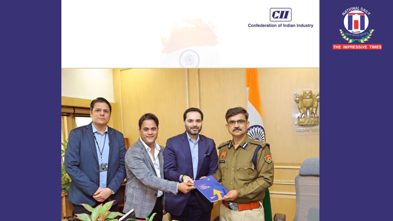 CII Faridabad Chairman Samrat Kapoor Meets New Police Commissioner Saurabh Singh to Discuss Collaborative Initiatives