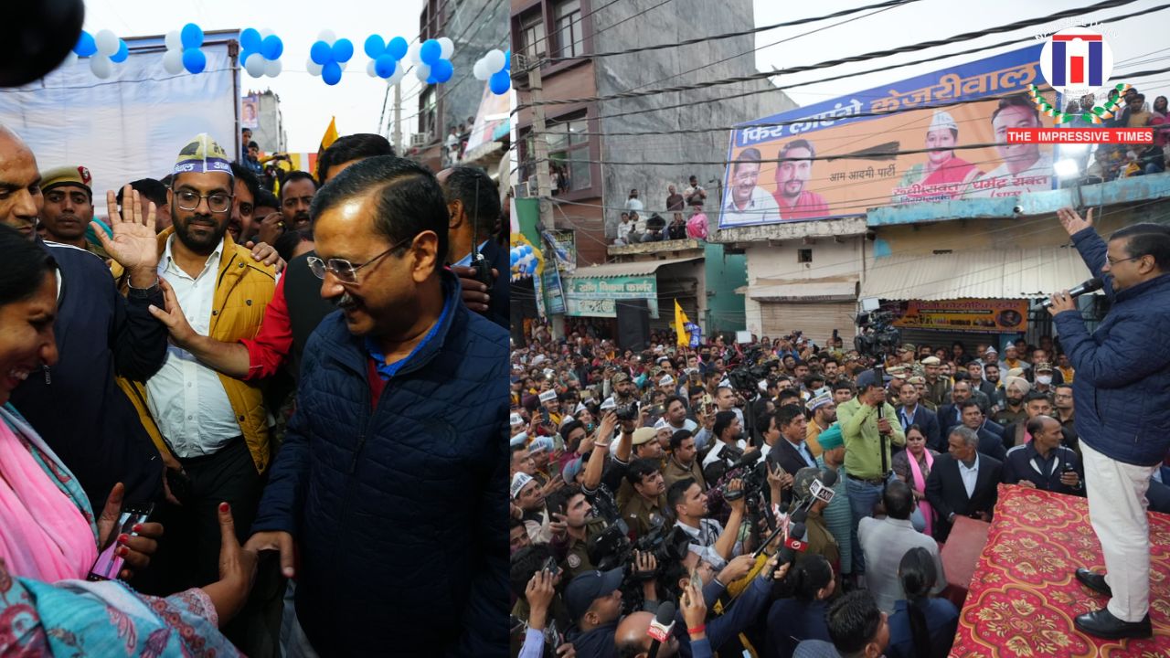 Arvind Kejriwal invites Bus Marshal on stage during Burari Padyatra, promises to fight against BJP to get all jobs reinstated