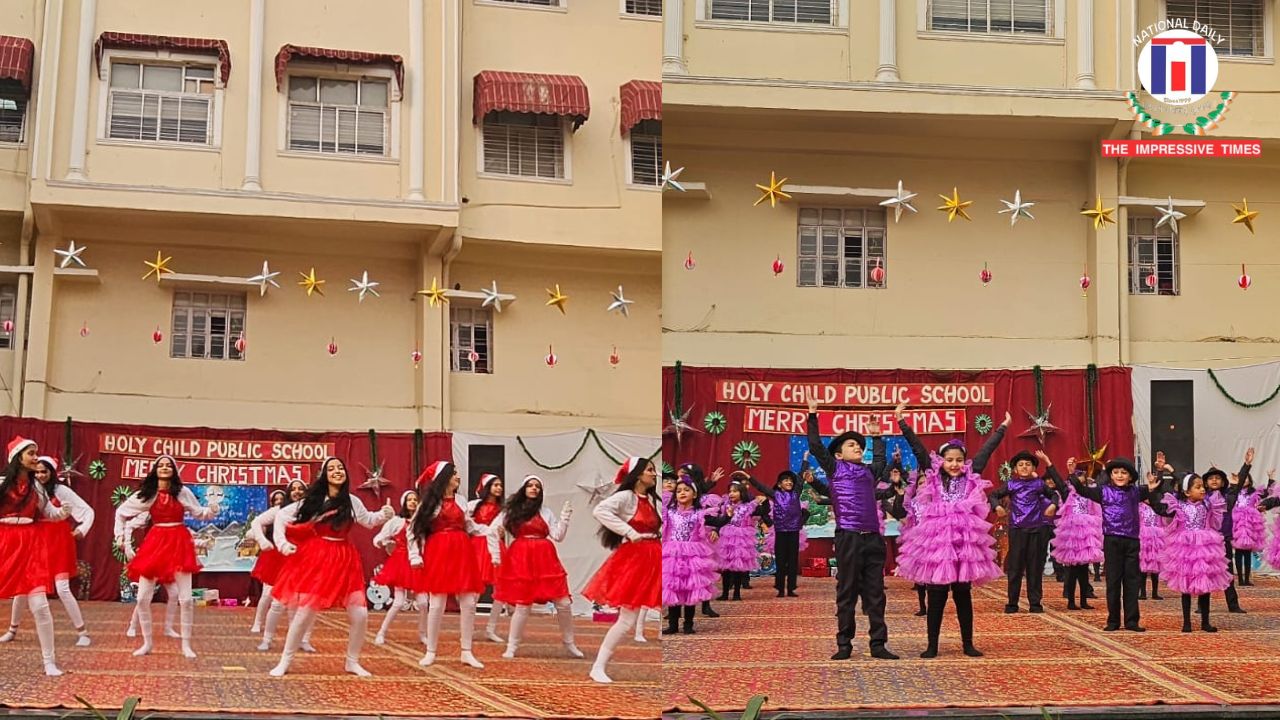 Holy Child Public School, Sec-29 celebrates Christmas with Joyous performances and heartwarming message