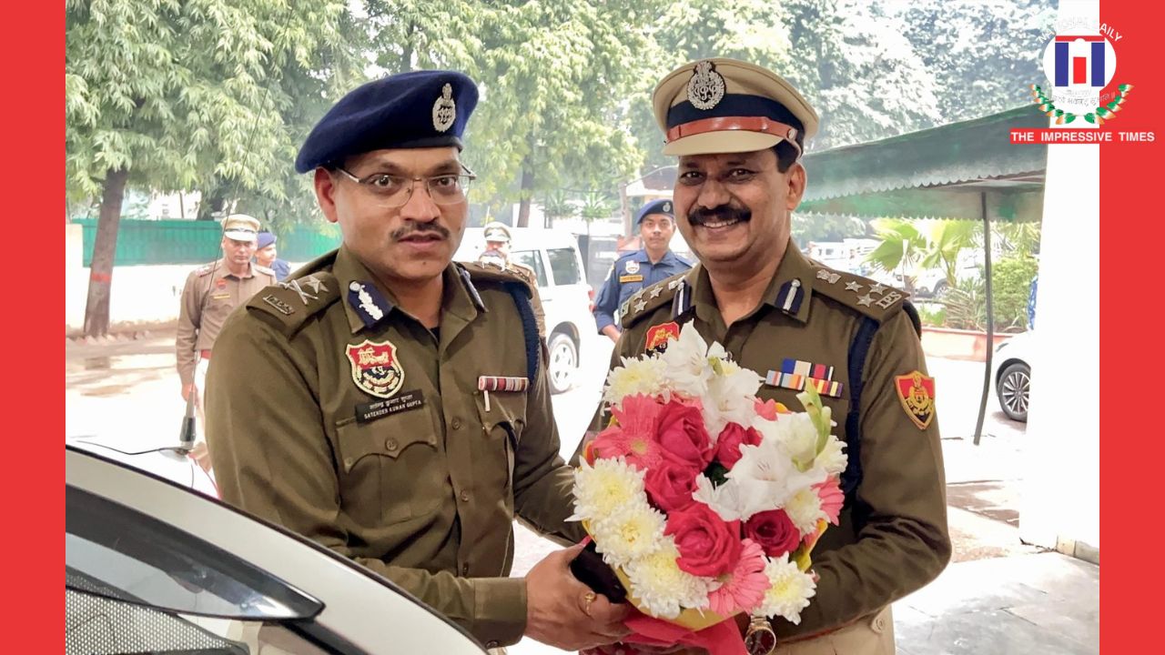 Satyendra Kumar Gupta IPS assumes responsibility of new Commissioner of Police of Faridabad