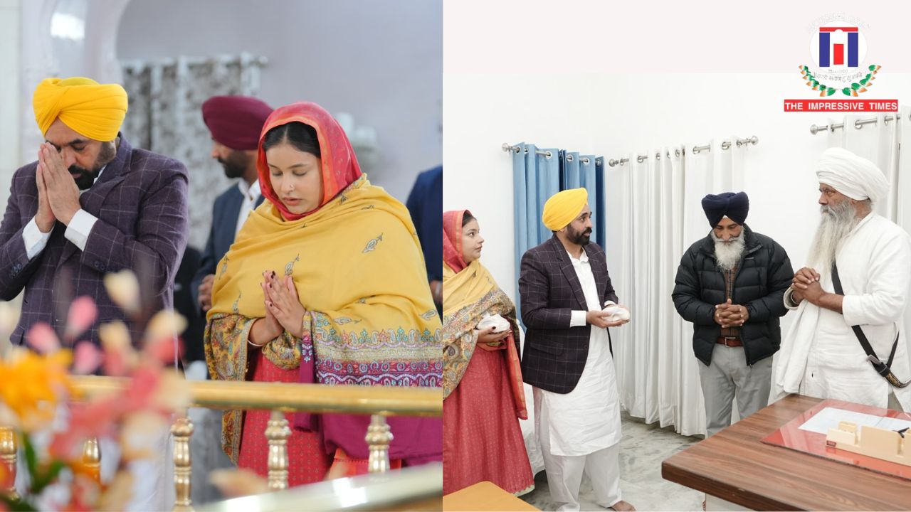 PUNJAB CM PAYS OBEISANCE AT GURDWARA SRI BHABHOR SAHIB