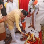 Madhya Pradesh CM Mohan Yadav performs Bhoomi Pujan for historic freeganj overbridge at Ujjain