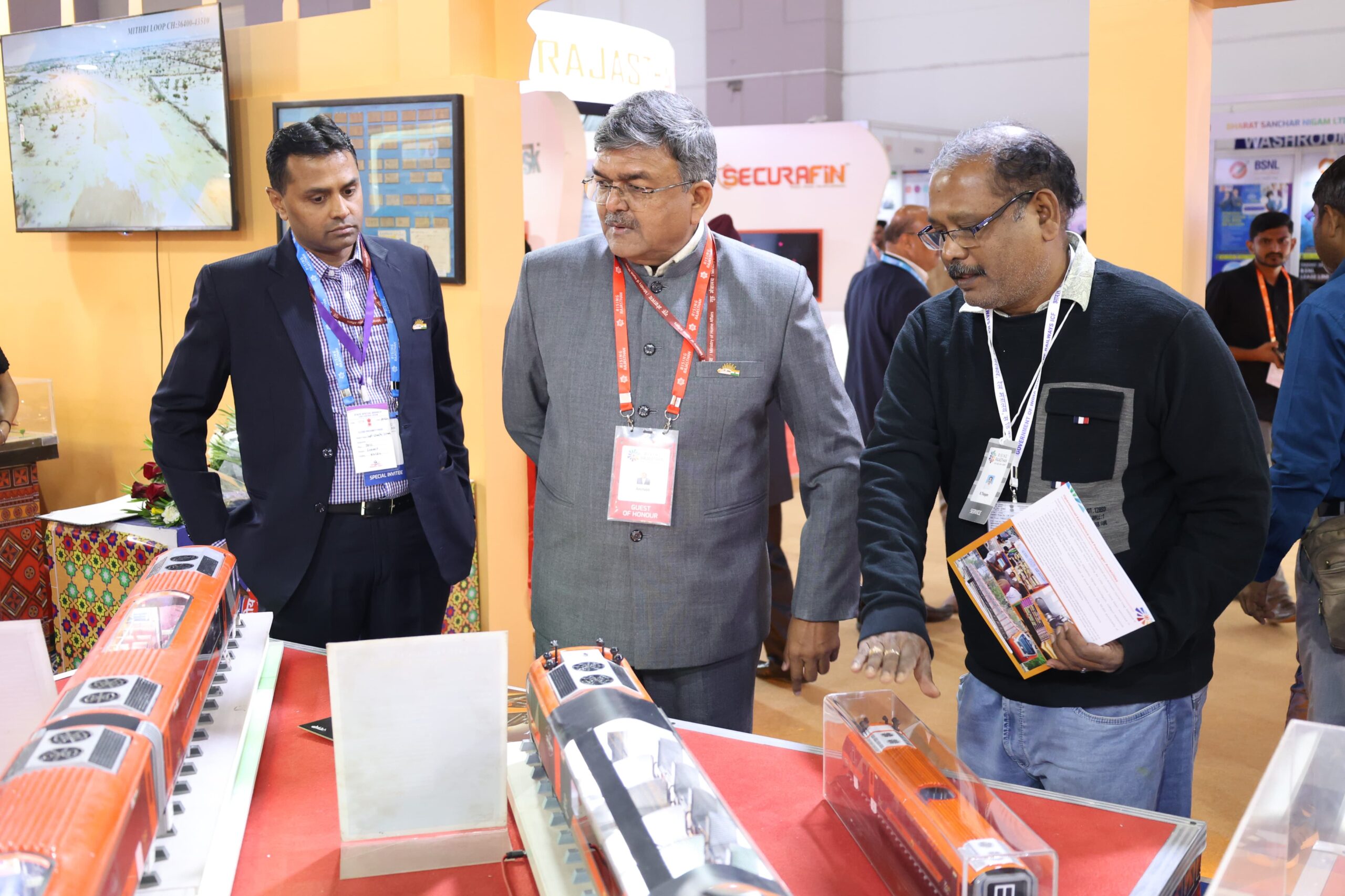 Railway Exhibition at Rising Rajasthan Global Expo at Pratap Nagar