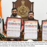 CM Nayab Saini unveils New Year 2025 Calendar