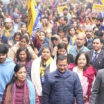 Arvind Kejriwal roars into Delhi Elections with unprecedented ‘Nomination Padyatra’ — streets overflow with unstoppable support of women, AAP fever takes over New Delhi