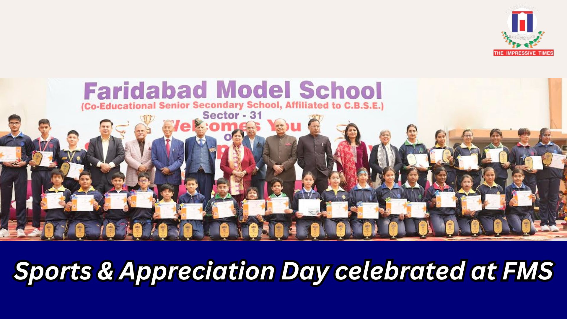 Faridabad Model School Hosts Grand Sports & Appreciation Day Celebration