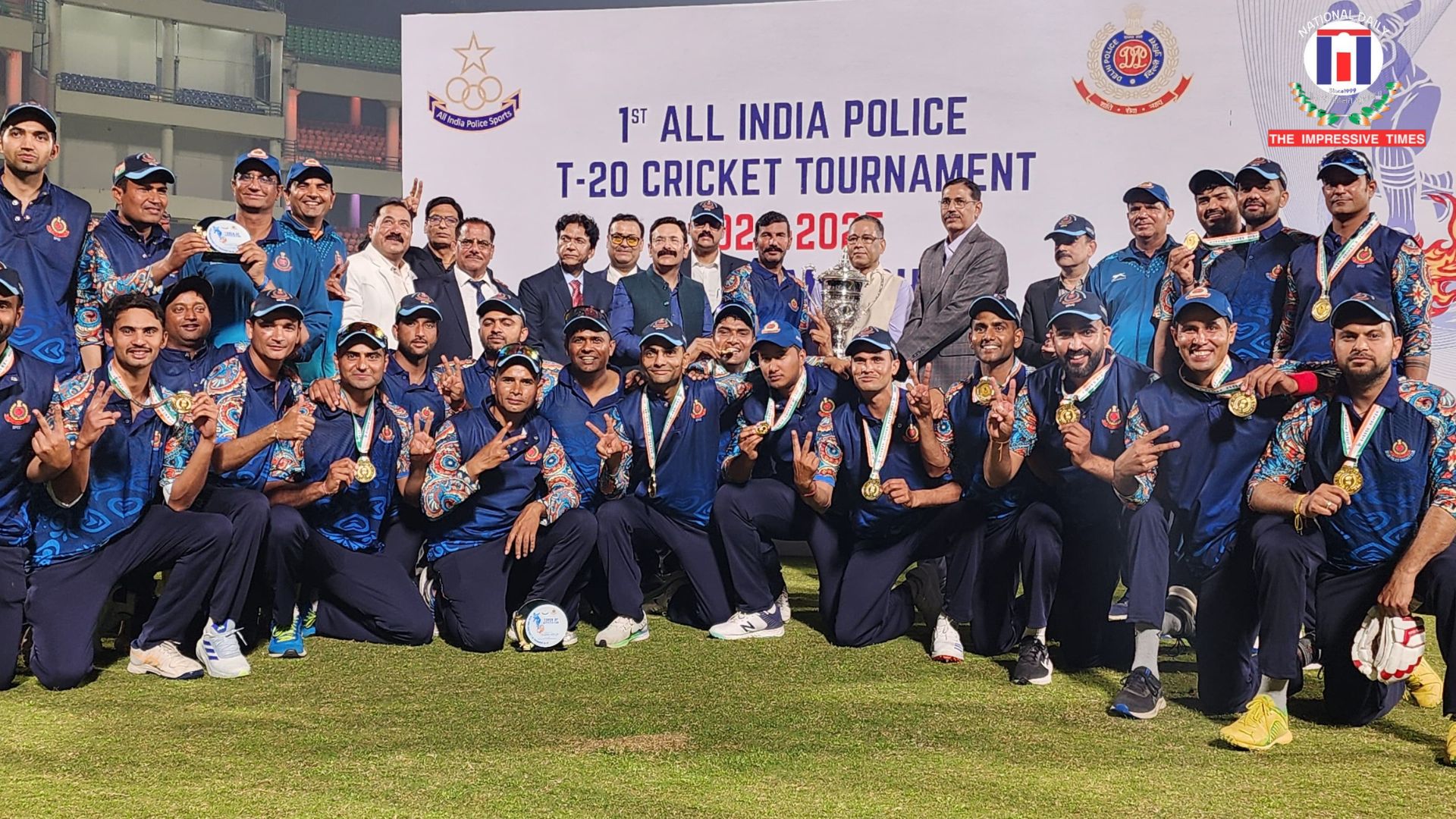 DELHI POLICE WINS ALL INDIA POLICE T-20 CRICKET TOURNAMENT