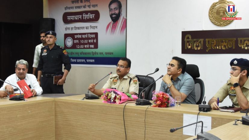 DC and SP Palwal hold district and Sub Divisional Peace Committee Meetings