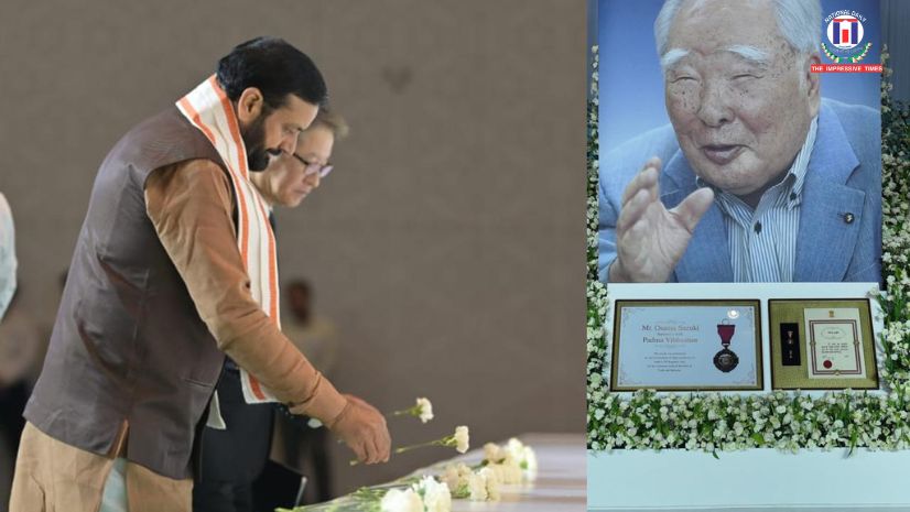 Chief Minister Nayab Singh Saini pays tribute to late Osamu Suzuki, former global Chairman of Suzuki Motors