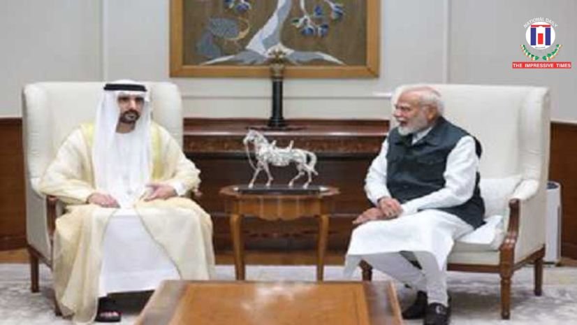 PM Modi Engages in High-Level Talks with Dubai Crown Prince Sheikh Hamdan