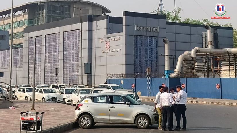 Massive Drive Against Improper Parking Around T1 IGI Airport by New Delhi Traffic Police