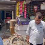 Former Cabinet Minister Moolchand Sharma Inspects Drain and Sewer Cleaning in Ballabgarh