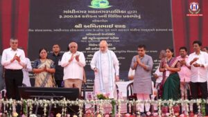 Amit Shah Launches ₹708 Crore Projects in Gandhinagar; Praises Armed Forces for ‘Operation Sindoor’ Response