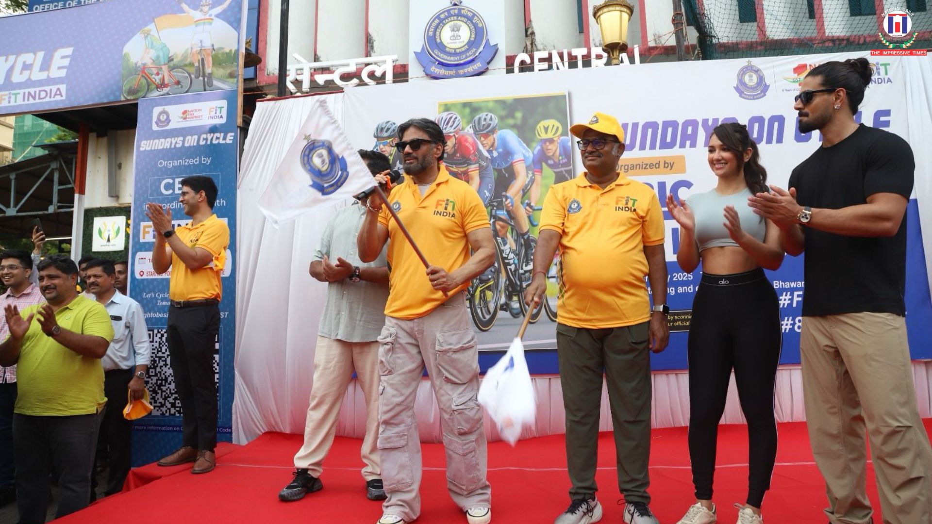 Suniel Shetty Leads Nationwide Fitness Drive with ‘Sundays on Cycle’ to Mark 8 Years of GST