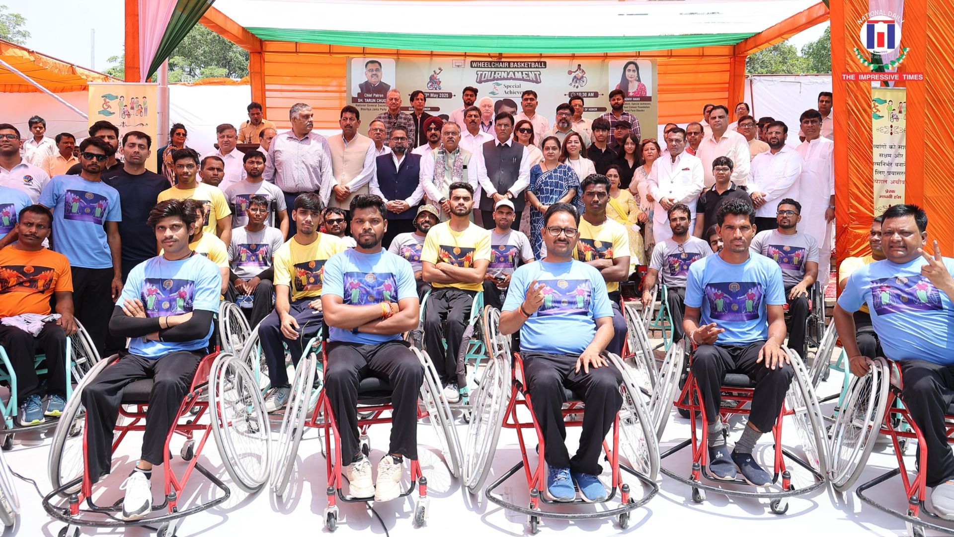 “Wheels of Courage”: Wheelchair Basketball Tournament Inaugurated at Manav Rachna University
