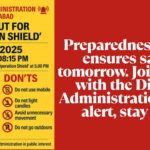 District Administration Faridabad Announces Blackout Drill for ‘Operation SHIELD’ on May 31, 2025