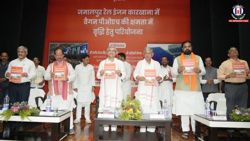 Ashwini Vaishnaw Lays Foundation Stone for Wagon POH Project at Jamalpur Workshop        4o