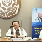 Union Minister Manohar Lal and CM Goa Dr. Pramod Savant reviews progress of urban development schemes in Panaji today