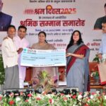Delhi Chief Minister Smt. Rekha Gupta Attends Labours’ Felicitation Ceremony in Karol Bagh on the occasion of Labour Day