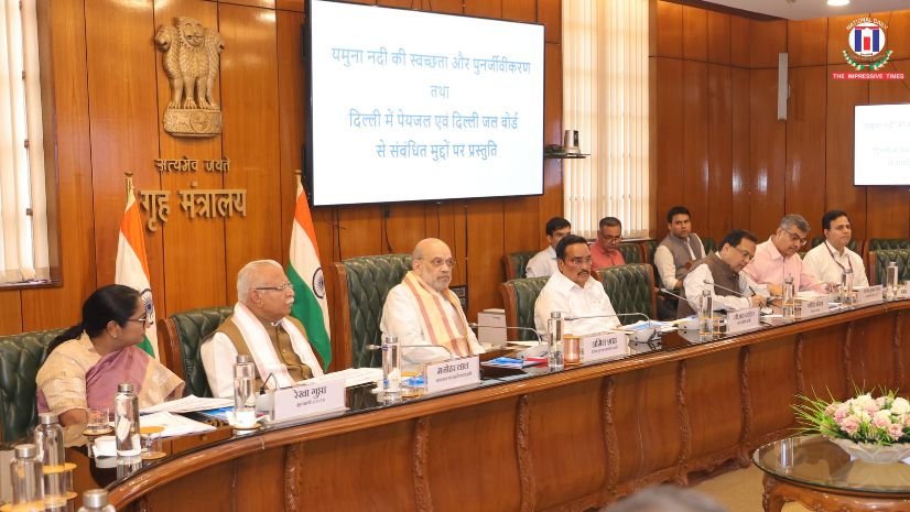 Union Home Minister and Minister of Cooperation, Shri Amit Shah, holds meeting on the cleaning of Yamuna, drinking water, and sewage system in Delhi, directs to work with a holistic approach