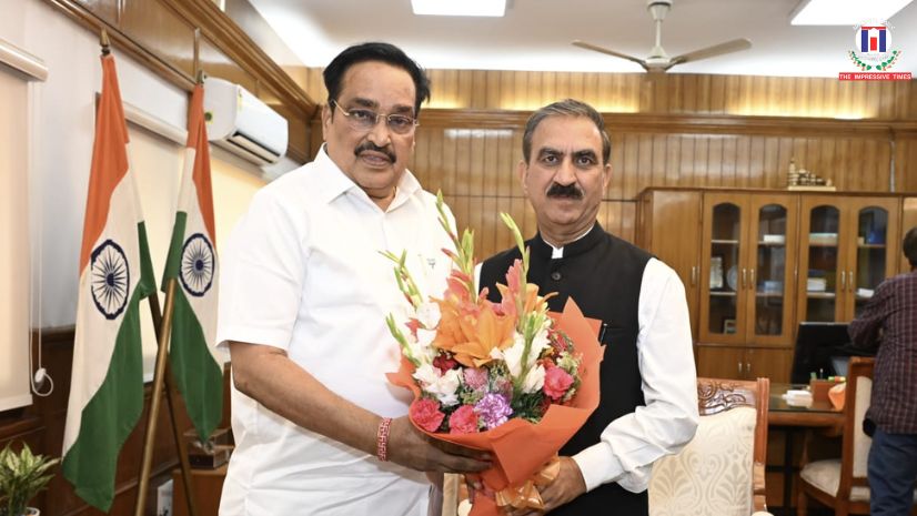 CM Sukhu Meets Union Jal Shakti Minister CR Patil, Seeks Support for Kishau and Renuka Projects