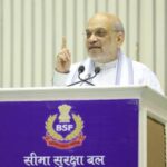 Union Home Minister and Minister of Cooperation, Amit Shah, attends BSF Investiture Ceremony and Rustamji Memorial Lecture as Chief Guest in New Delhi