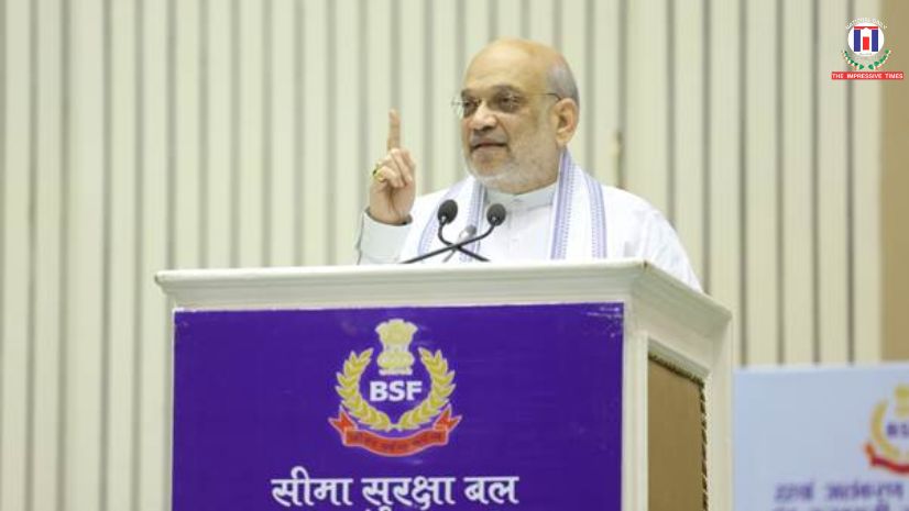 Union Home Minister and Minister of Cooperation, Amit Shah, attends BSF Investiture Ceremony and Rustamji Memorial Lecture as Chief Guest in New Delhi