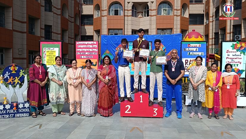 D.A.V Public School Sector-37, Faridabad  Hosts Thrilling Inter-House Athletics Meet