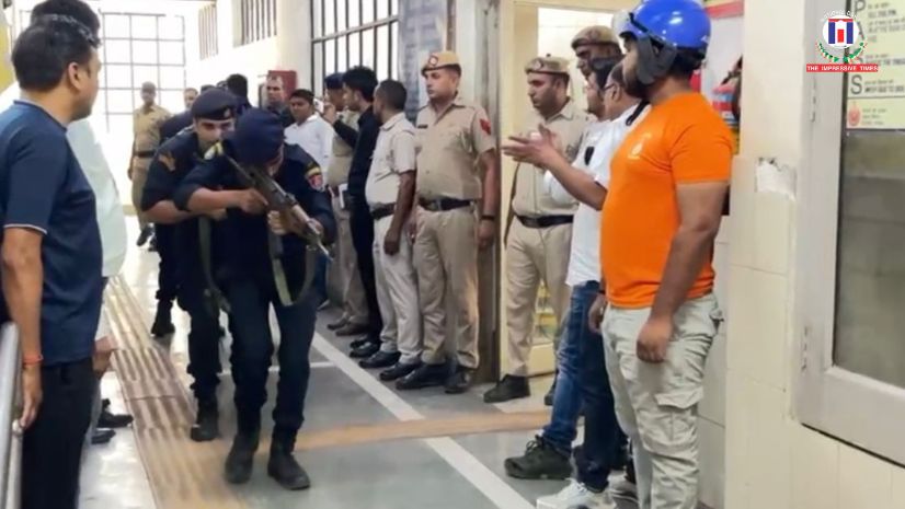 Faridabad: Civil Defence Mock Drill Conducted at 11 Locations Across the District