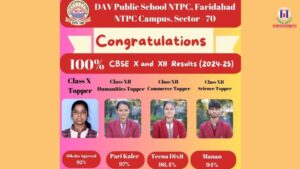Outstanding CBSE Results at DAV Public School, NTPC Faridabad – 100% Success Rate