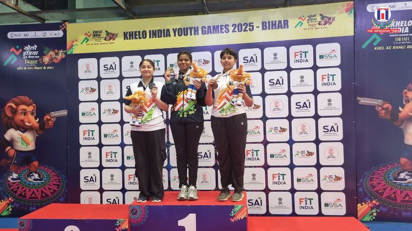 Shambhavi Shravan Wins Gold in 10M Air Rifle Women’s Event at Khelo India Youth Games 2025