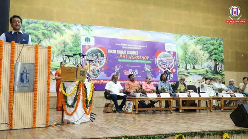 NDMC organizes ten days Viksit Bharat Summer Art Workshop for its School Students at Navyug School, Sarojini Nagar