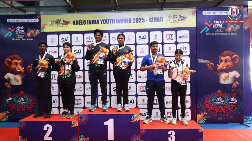 Khelo India Youth Games 2025: Bihar’s Divya-Rudra Duo Defeats Uttar Pradesh in a Thrilling Contest, Clinches Bronze with a 16-14 Victory