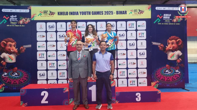 Naamya Kapoor Clinches Gold in 25m Pistol Women’s Event at Khelo India Youth Games 2025
