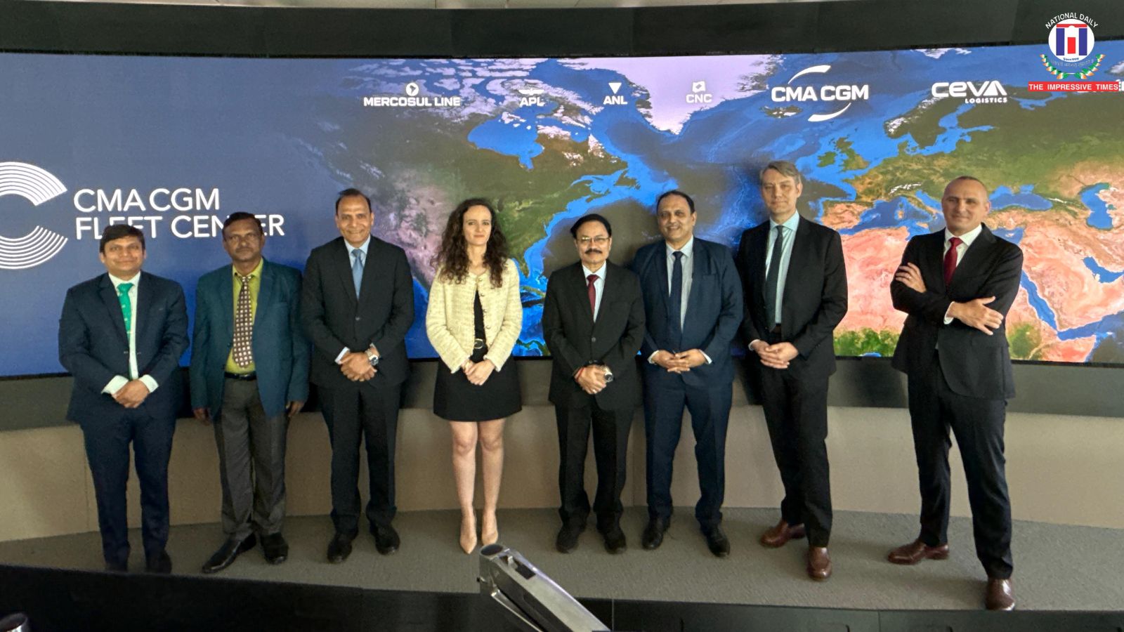 Secretary, Ministry of Ports, Shipping and Waterways Meets CMA CGM Leadership in Marseille