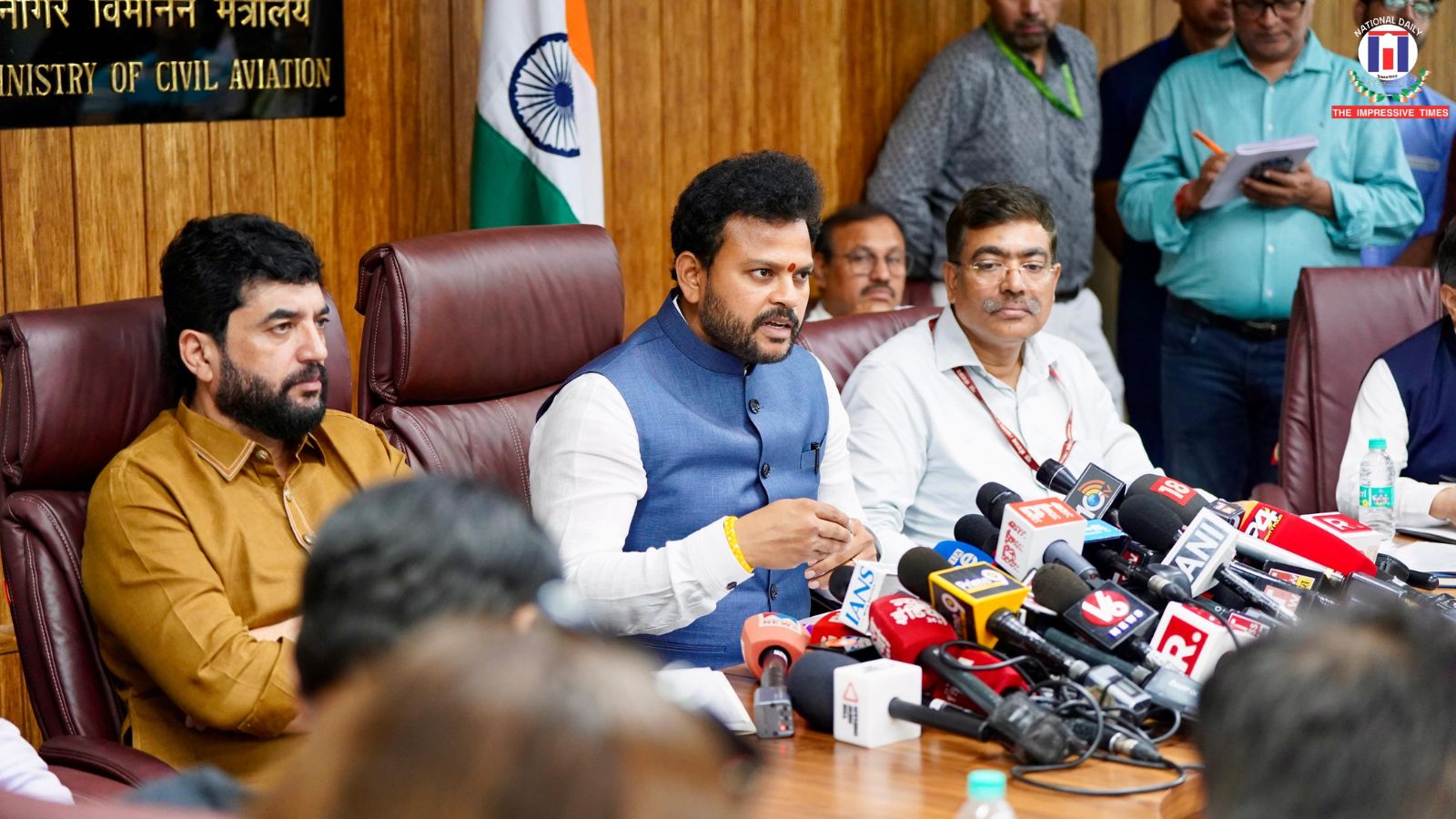 Civil Aviation Minister Ram Mohan Naidu addresses Media on AI171 Crash