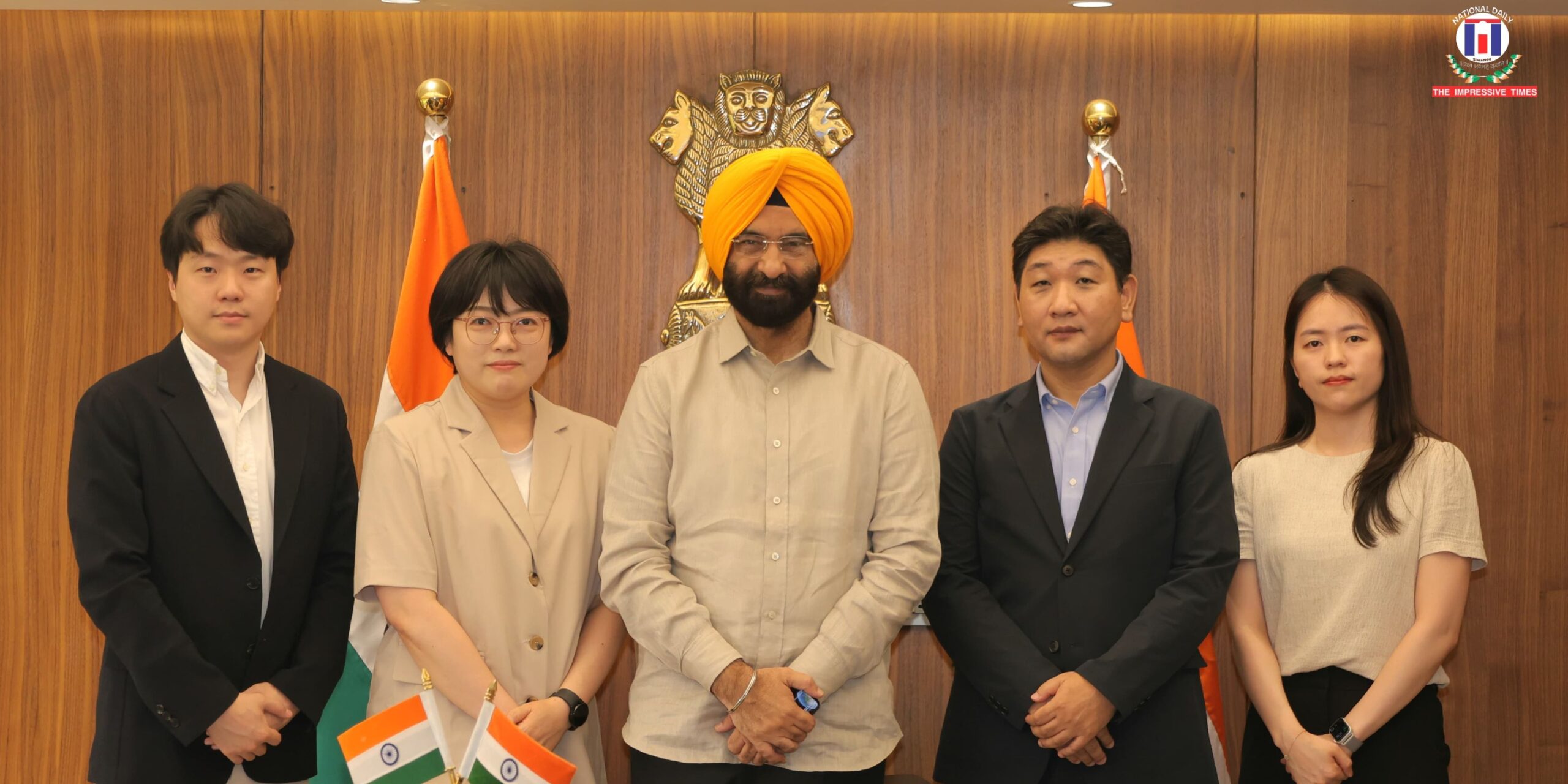 Delhi Environment Minister Manjinder Singh Sirsa Meets Korea Environmental Industry Association (KEIA) Delegation to Advance Delhi’s Green Action Plan