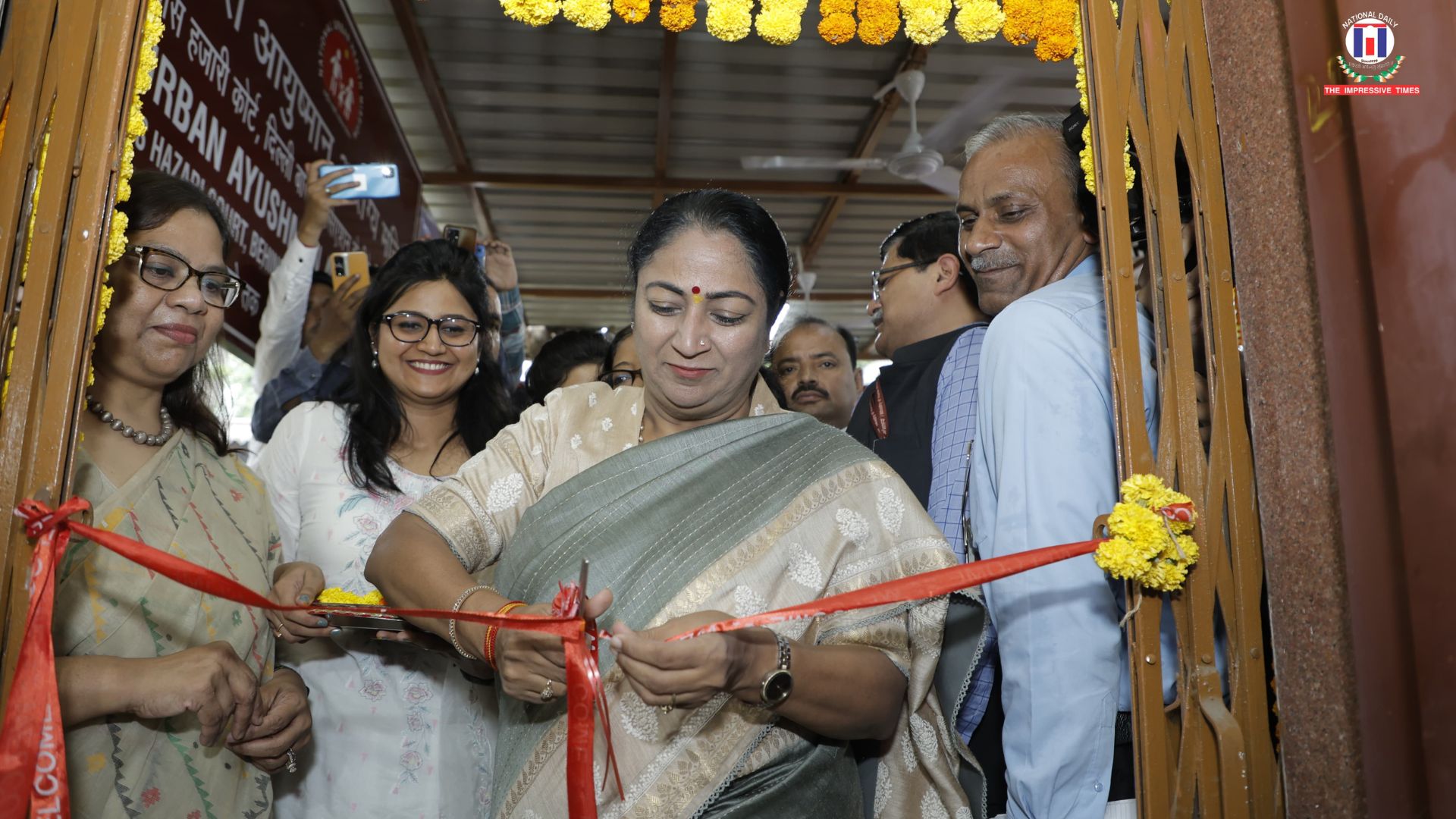 Delhi CM Rekha Gupta Unveils Ayushman Arogya Mandir at Tis Hazari Court