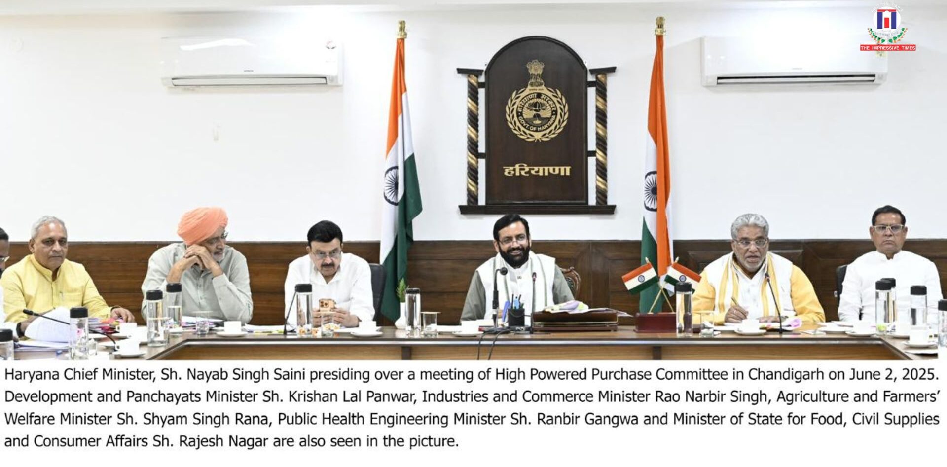 HPPC and HPWPC Meetings Held Under the Chairmanship of CM Nayab Saini