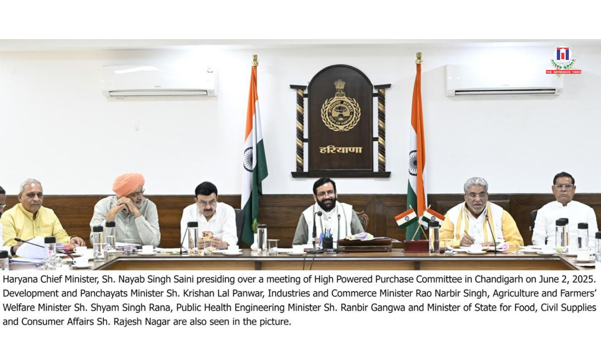 HPPC and HPWPC Meetings Held Under the Chairmanship of CM Nayab Saini