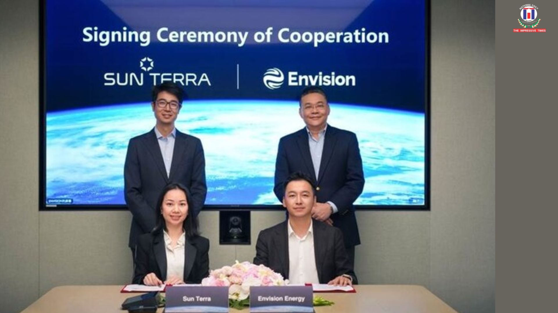 Envision Energy and SUN Terra Announce Strategic Collaboration to Boost Energy Storage Ecosystem in Asia-Pacific