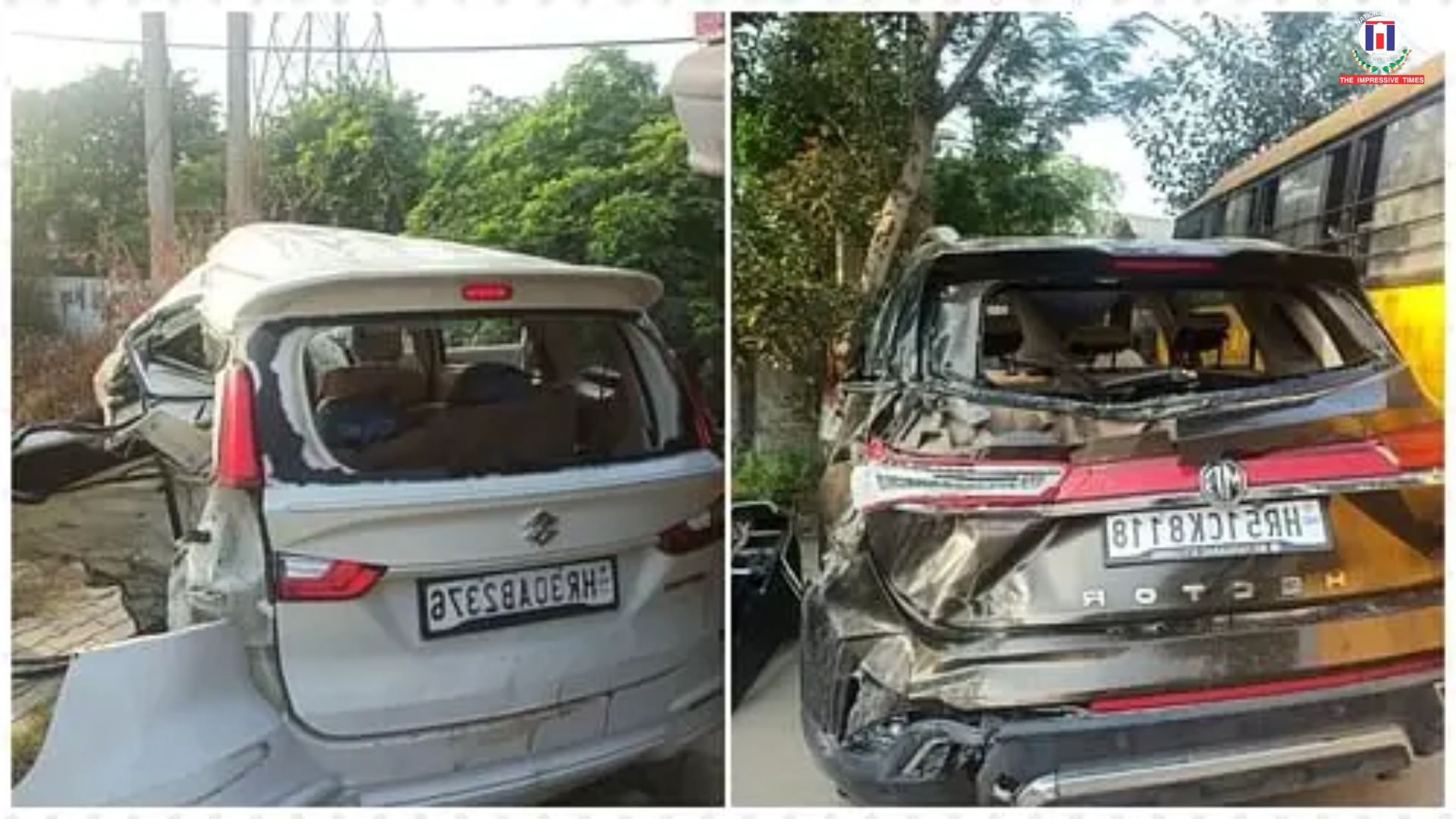 Faridabad Tragedy: Three JCB Workers Dead, Five Injured in Fiery Highway Collision