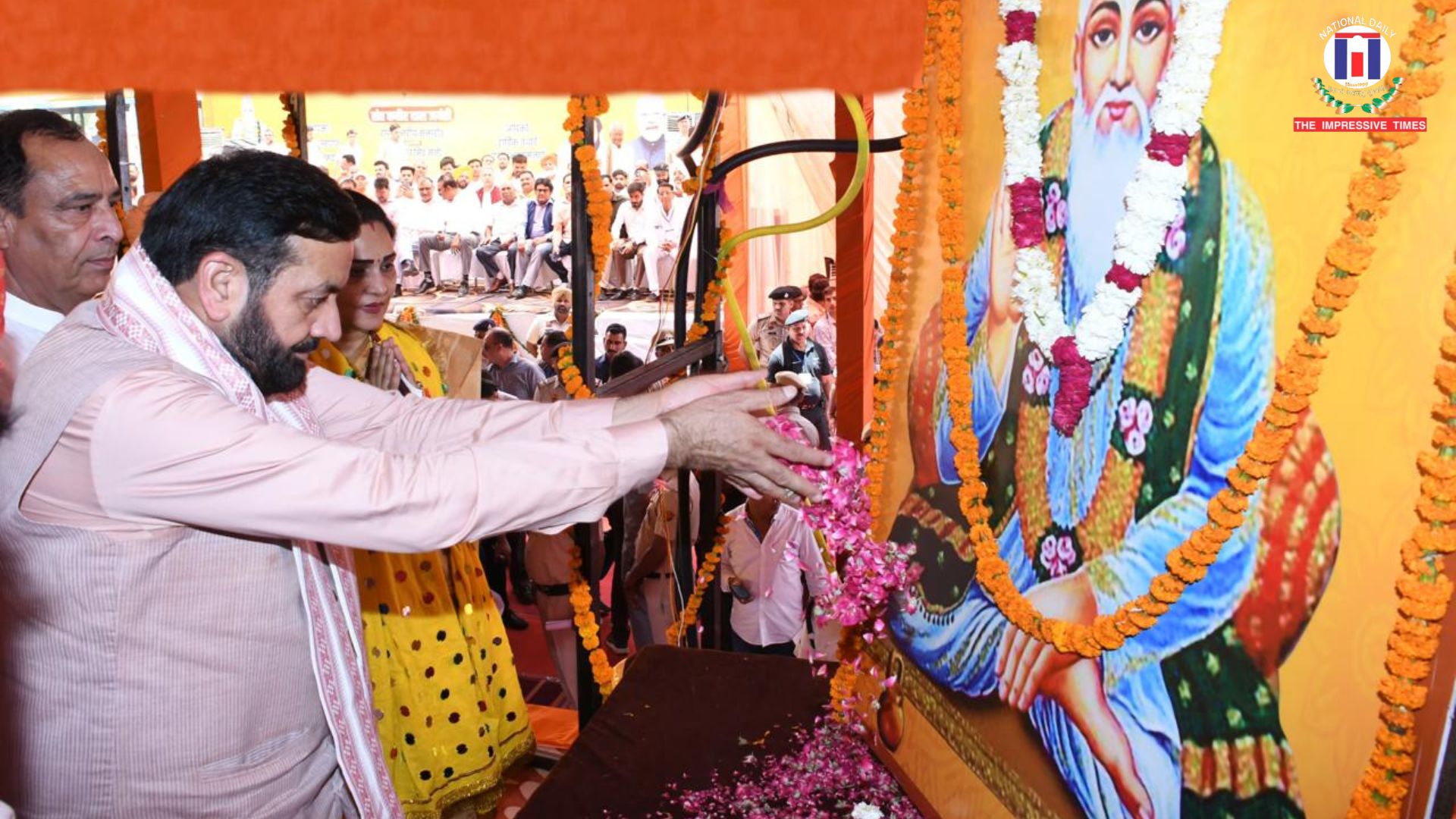 Haryana CM urges citizens to embrace the teachings of Sant Kabir, rise above caste and discrimination, and contribute to nation-building