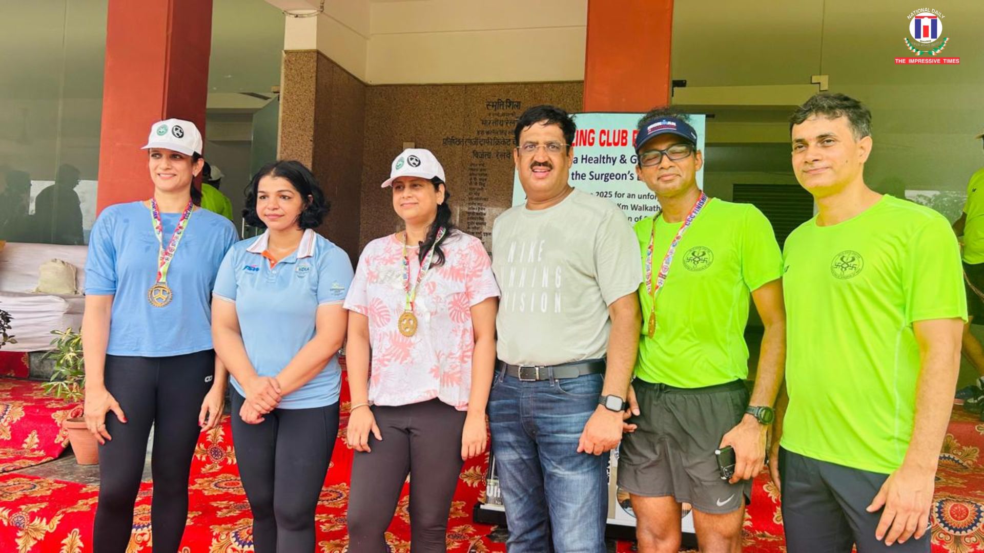 Walkathon and Cyclothon held by Northern Railway to Mark Surgeons Day, Promote Healthy and Green India