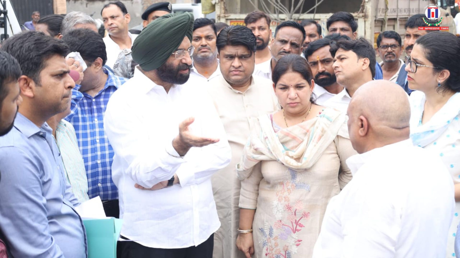“Monsoon Can’t Halt Delhi’s Pace”: Cabinet Minister Manjinder Singh Sirsa Reviews Ground-Level Drain Desilting in Wazirpur