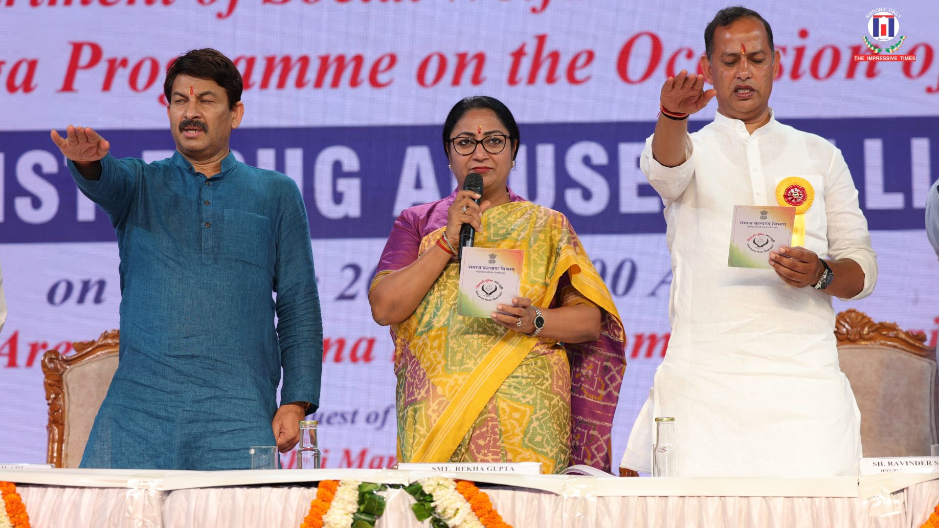 Together, We Can Eradicate the issue of Drug abuse from Society”: CM Rekha Gupta Urges Collective Action to Fight Against Drug Abuse