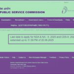 UPSC to Open 3-Day Correction Window for NDA & CDS Exam Applications as One-Time Measure